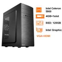 Bộ linh kiện máy tính Value V510-5914D.021 - Celeron G5900/H510/4G2666+ 1slot/120GB SSD/VGA+HDMI/Tower/DOS