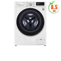 Máy giặt LG 8.5kg cửa trước AI DD™ FV1208S4W(1400v/p,Inverter,Cửa kính cường lực,Công nghệ giặt hơi nước Steam,Màu:Trắng)
