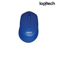 Chuột không dây Logitech M331 yên tĩnh - màu xanh dương - 1000 DPI; 2.4GHz; 3 nút; 91g; Pin AA*1; tương thích Unifying