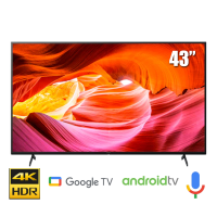TV Sony 43-inch 4K X75K 2022 - Android 10; LED nền; Voice seach; XR200; BT4.2; Loa 2.0 20W;,2022