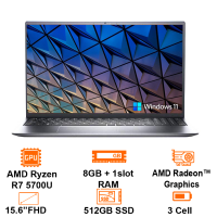 MTXT Dell Inspiron 15 5515 N5R75700U104W1 R7 5700U/8GB+1Slot/512GB SSD PCIe/15.6" FHD/Win11H+Office H&S21/Silver