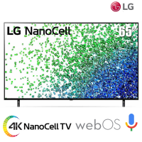 TV LG 65-inch NanoCell 4K NANO80 - webOS; Voice search, Loa 2.0 20W