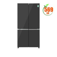 Tủ lạnh Hitachi 569L R-WB640PGV1-GMG ( xám đen, 4 cánh, ngăn đông dưới, ngăn đông mềm , làm đá tự động, CSPF 1.81)