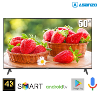 Tivi  Asanzo 50-inch UHD 50U73 smart 4K 1.07 tỉ màu, hỗ trợ khiển giọng nói ,Android Tivi 9.0 (AOSP), mua kèm khiển ASZ BL