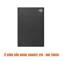 Ổ cứng gắn ngoài Seagate 2TB - One Touch - 2.5"  Black/đen - USB3.0 (STKY2000400)