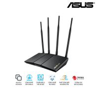 Router WiFi 6 Asus RT-AX1800 Dual Band 4xGigaLan; 1x GigaWan; 4 anten; MU-MIMO+ OFDMA+ AiMesh+ AiProtection; 128MB; 256MB Ram; 3Y