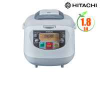 Nồi cơm điện tử Hitachi 1,8 lít RZ-D18XFY-GWH, 820W , 10 chế độ nấu