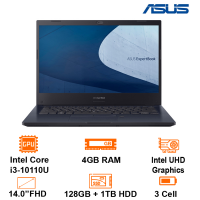 MTXT Asus ExpertBook P2451FA-EK3342 Intel Core i3-10110U/4GB/128GB SSD+ 1TB/FP/14 FHD/Dos/Black/1Y