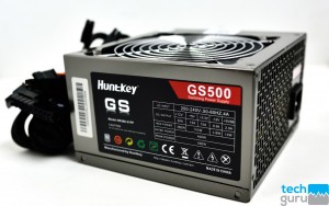 Nguồn Huntkey GS500 - 400W 80 Plus  3*SATA + 3*ATA + 1*6pin PCI-E + 1*8(6+2)pin PCI-E, AFPC, Fan12