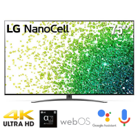 TV LG 75-inch NanoCell 4K 75NANO86TPA - webOS; Voice search, Loa 40W, Chip 4K α7 gen4