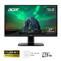 Màn hình Acer 27-inch KA272 BI tràn viền - IPS FHD 75Hz; 1ms, 250cd/m2; FreeSync; BlueLightShield; VGA + HDMI (kèm cáp)