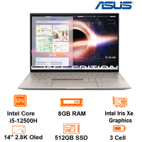 Laptop Asus Zenbook 14X UX5401ZAS-KN095W Intel core i5-12500H/8GB/512GB SSD/14" 2.8K Oled Touch/Bag/Win11H/Grey