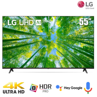 TV LG 55-inch 4K UQ8000PSC 2022 - webOS 6.0; Google Assistant; AI α5 Gen5; ThinQ AI