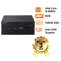 Máy tính để bàn Asus mini PN61-B5120MT i5-8265U/8GB/128GB/WLac/BT5/Lan/HDMI/Dos/Black/3Y