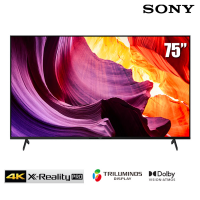 TV Sony 75-inch 4K X80K viền đen - Google TV; LED nền; XR200; Triluminos Pro; BT4.2; Loa 2.0 20W;, 2022, xuất xứ:Malaysia