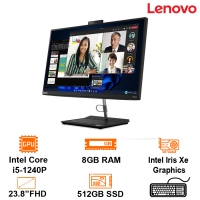PC AIO Lenovo ThinkCentre Neo 30a 24 Gen3 -Black- 23.8 FHD;i7-1260P;8GB + 1slot; 512GB SSD; WF5+ BT5.0; K&M; HDMI+ Lan; Cam; Win10H; 1Y (12B00010VN)