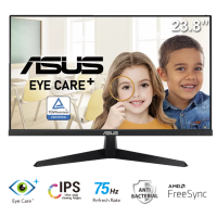 Màn hình Asus 23.8-inch VY249HE – IPS FHD 75Hz; 250cd; 1ms; VGA + HDMI, cáp HDMI