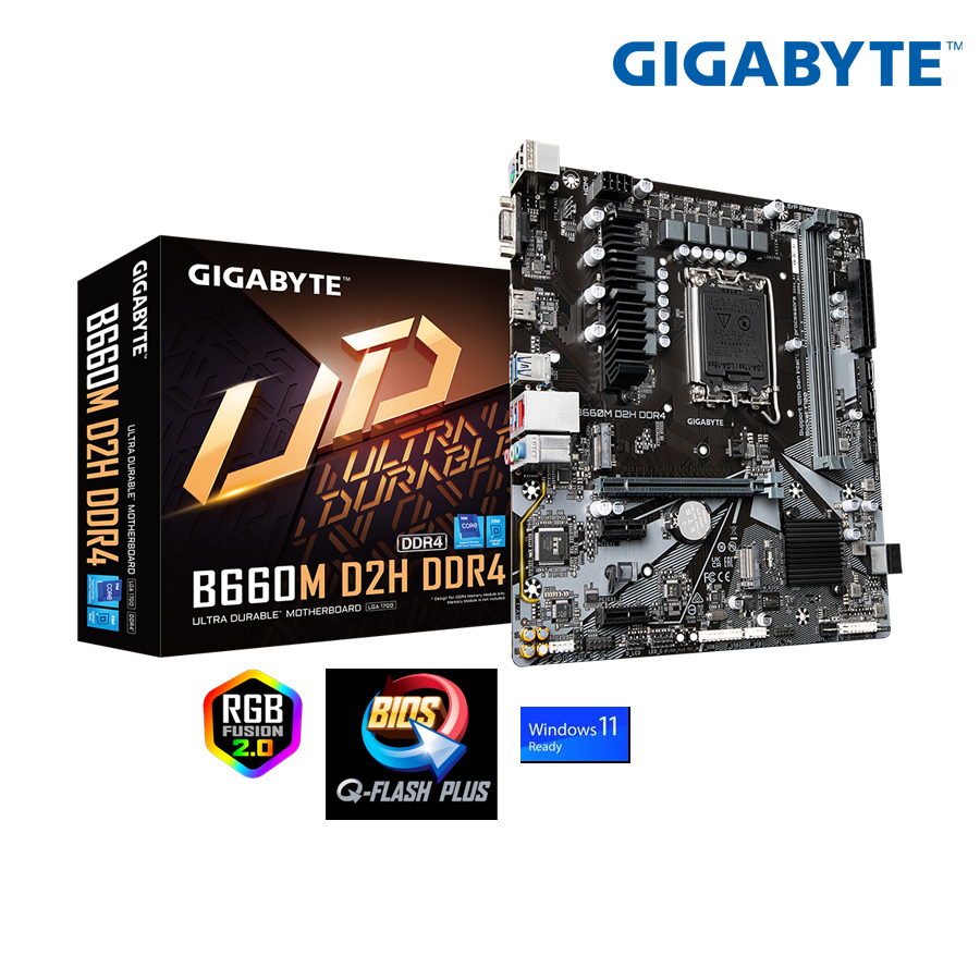 GIGABYTE B660M D2H DDR4 Rev.1.0 LGA1700 - PCパーツ