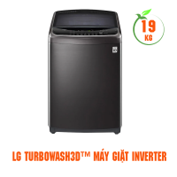 Máy giặt cửa trên LG 19kg TH2519SSAK - Inverter ; 950rpm;TurboWash3D™; Lồng giặt bằng thép không gỉ