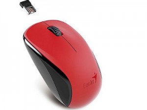 Chuột không dây Genius NX-7000 - mầu đỏ - BlueEye 1200DPI; USB Pico; 1xAA