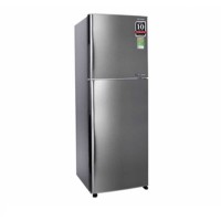 Tủ lạnh Sharp 253L SJ-X281E Aprocot - Màu bạc - Ngăn đá trên 60L; Khay đá xoay; Ngăn giữ tươi linh hoạt, xuất xứ:Thailand