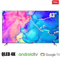 TV TCL 43-inch QLED 4K Q636 viền kim loại - Google TV; Hand free Voice; Loa Onkyo 20W;