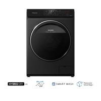 Máy giặt Panasonic 10,5Kg cửa trước Inverter NA-V105FR1BV(Cảm biến giặt AI, Công nghệ Blue Ag+, sấy nhẹ 2kg). Màu đen