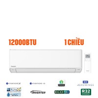 Điều hòa Panasonic CU-U12XKH-8- Inverter 1 chiều ~12000btu (dàn nóng), AERO Seri, Nanoe-G, shower cooling,R32