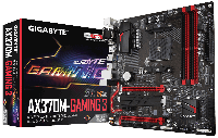 GIGABYTE™ GA-AX370M-Gaming 3 - AMD X370 chipset - Socket AM4 AMD AMD Ryzen™ & 7th Generation A-series/ Athlon™ Processors