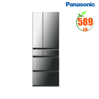 Tủ lạnh Panasonic 589L Inverter NR-F603GT-X2(6 cửa,Cấp đông mềm, cấp đông nhanh, Nano X, thiết kế gương phẳng. Màu xám nhạt)
