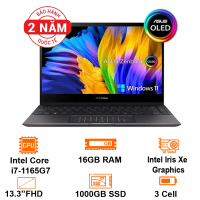 MTXT Asus Zenbook UX371EA-HL725WS Intel Core i7-1165G7/16GB/1TB SSD/13.3" UHDT OLED/Wifi6/Bag+ USB Lan/Audio/Win11SL/Black