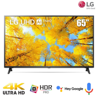 TV LG 65-inch 4K UQ7550PSF 2022 - webOS 6.0; Google Assistant; AI α5 Gen5; ThinQ AI;