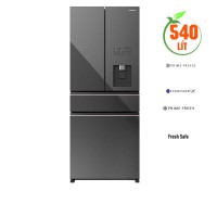 Tủ lạnh Panasonic Multi Door 540L NR-YW590YMMV, cấp đông siêu tốc thế hệ mới, đá rơi, lấy nước ngoài .