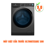 Máy giặt Electrolux 9,0kg cửa trước inverter EWF9024P5SB (UltimateCare 500,UltraMix,HygienicCare ,1200rpm,Màu ghi)