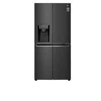 Tủ lạnh 4 cánh LG 494L GR-D22MB - Đen mờ - Lấy nước ngoài. Đá tự động. CSPF =1,20