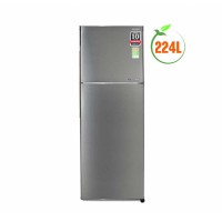 Tủ lạnh Sharp 224L SJ-X251E Aprocot - Màu bạc sẫm - Ngăn đá trên 60L; Khay đá xoay; Ngăn giữ tươi linh hoạt