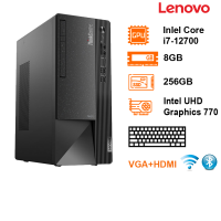 Máy tính để bàn Lenovo ThinkCentre Neo 50t(13.6L) Gen3 i7-12700/8GB/256GB SSD/WL/BT/KB/VGA+HDMI+DP/Dos/1Y/Black(11SE004UVA)