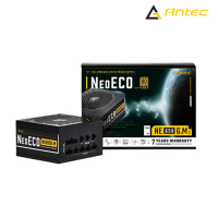 Nguồn máy tính Antec 80 Plus Gold 650W NE650GM  - 1*24(20+4)-pin/2*8(4+4)pin/4*8(6+2)pin PCI-e/ 8*SATA /3*Molex/1*FDD