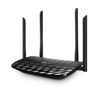 Router Wi-fi MU-MIMO Gigabit AC1200 TP-Link Archer C6 1200Mbps; 4 LAN+1 WAN Gigabit; 4× Fixed Antennas; WPS
