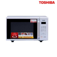 Lò vi sóng Toshiba ER-SS23(W1)VN, 23L, 800W, 8 chế độ nấu, bảng nút bấm tiếng Việt, trắng