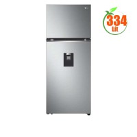 Tủ lạnh LG 334L Inverter GN-D332PS (2 cửa,Ngăn đá trên, lấy nước ngoài,Màu:bạc )