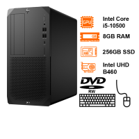 Máy tính để bàn HP Z2 Tower G5 Workstation 9FR62AV Intel Core i5-10500/B460M/8GB/256GB SSD/DVDRW/HDMI+DP/K&M/Dos/3Y