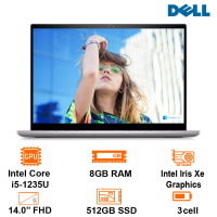 Laptop Dell Inspiron 14 7420 2-in-1 - Silver - 14 FHD+ Touch WVA; i5-1235U; 8GB+ 1slot; 512GB SSD; WF6+ BT5.2; Alu A,C; FG + Pen + LedKB; Win11H+ OfficeHS21; 1Y IH (N4I5021W)