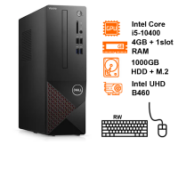 Máy tính để bàn Dell Vostro 3681 (8L) 42VT360022 Intel Core i5-10400/B460/4GB+1Slot/1TB+M.2/HDMI+VGA/K&M/Win10H+Office HS19