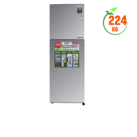 Tủ lạnh Sharp 224L SJ-X251E Aprocot - Màu bạc - Ngăn đá trên 60L; Khay đá xoay; Ngăn giữ tươi linh hoạt