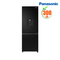 Tủ lạnh Panasonic 300L NR-BV331WGKV. Ngăn đá dưới, NanoX, cấp đông mềm, lấy nước ngoài, đá tự động  Màu đen