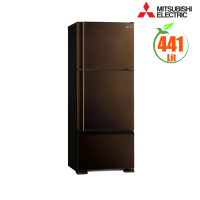 Tủ lạnh Mitsubishi Electric Inverter 414 lít MR-V50ER-BRW-V ( mặt gương nâu, 3 cánh, ngăn đá trên )
