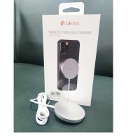 Devia Magnetic Wireless Charger 15W - QI; đầu vào Type-C 20W (EA239)