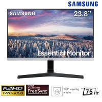 Màn hình Samsung  viền mỏng 23.8-inch LS24R35AFHEXXV - 1,920 x 1,080; 250cd/m2; 5ms; 75Hz,  D-sub+HDMI, cáp HDMI