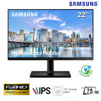 Màn hình Samsung viền mỏng 22-inch LF22T450FQEXXV-IPS 1920x1080; 250cd/m2; 5ms;75Hz, Display Port+HDMI+USB Ports+Tai nghe (kèm cáp)
